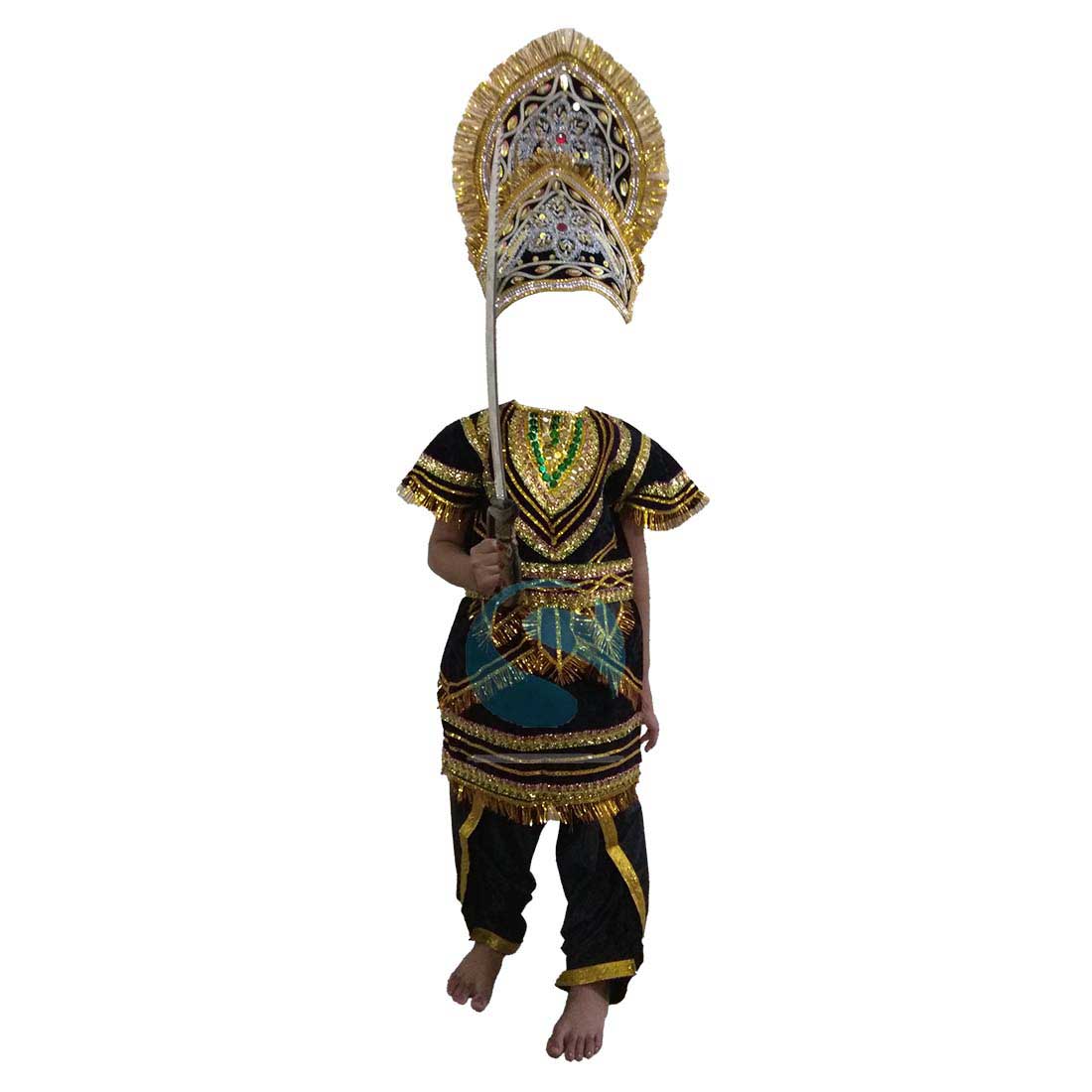 Buy BookMyCostume Ravana Lankesh Evil Ramayana Ramlila Kids & Adults Fancy Dress  Costume without Sword 7-8 years Online at Low Prices in India - Amazon.in